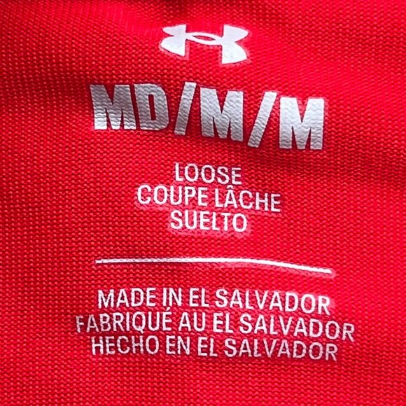 UNIVERSITY OF UTAH UNDER ARMOUR PULLOVER HOODIE Men’s sz M Lightweight NWT - Picture 7 of 12